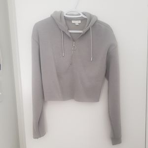 3/4 Zipper Sweater Hoodie